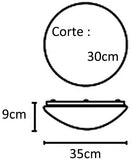 ESTABLED Led Downlight Plafón Downlight de superficie 18w