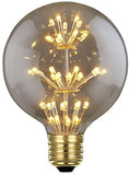 COUSON Bombilla Filamento LED E27 3W G125 Vintage Edison Luz Amarilla Cálida 2700K
