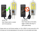 COUSON Bombilla LED G4 2W AC/DC 12V